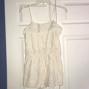 Girls lace romper